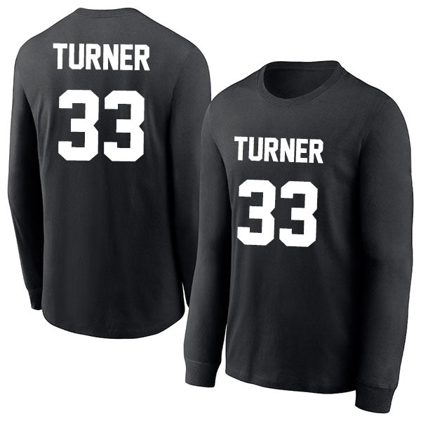 Myles Turner 33 Long Sleeve Tshirt Black/White Style08092781