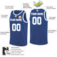 Basketball Stitched Custom Jersey - Blue / Font White Style06052217