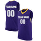 Basketball Stitched Custom Jersey - Purple / Font White Style06052219
