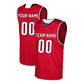 Basketball Stitched Custom Jersey - Red / Font White Style06052207