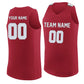 Basketball Stitched Custom Jersey - Red / Font White Style06052212