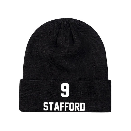 Los Angeles Stafford 9 Knit Hat Black/Blue/Gray/White Style08092493