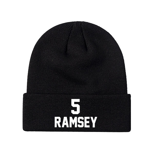 Los Angeles Ramsey 5 Knit Hat Black/Blue/Gray/White Style08092387