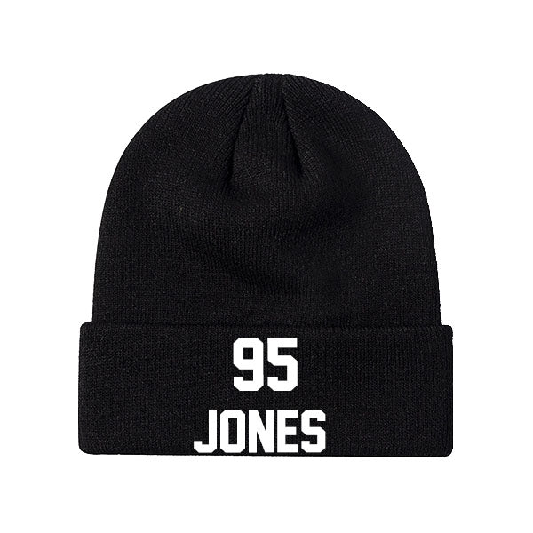 Kansas City Jones 95 Knit Hat Black/Red/White Style08092469