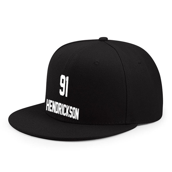 Cincinnati Hendrickson 91 Flat Adjustable Baseball Cap Black/Orange/White Style08092442