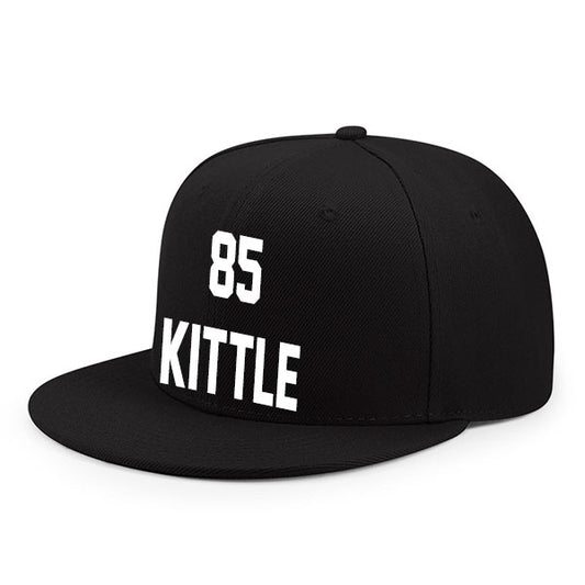 San Francisco Kittle 85 Flat Adjustable Baseball Cap Black/Gray/Red/White Style08092356