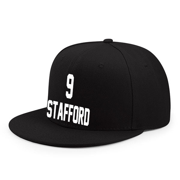 Los Angeles Stafford 9 Flat Adjustable Baseball Cap Black/Blue/White Style08092367