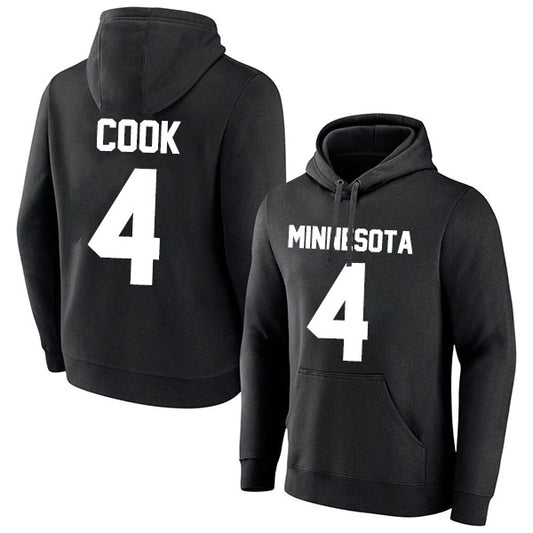 Minnesota Cook 4 Pullover Hoodie Black Style08092332