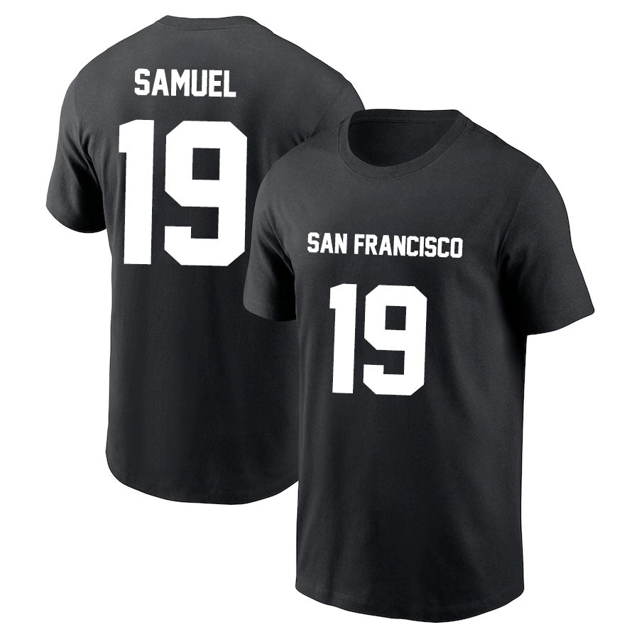 San Francisco Samuel 19 Short Sleeve Tshirt Red/Black/White/Grey Style03092205