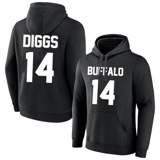 Buffalo Diggs 14 Pullover Hoodie Black Style08092326