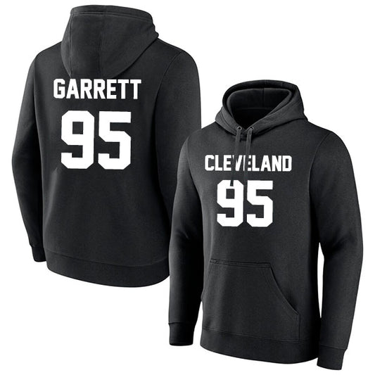 Cleveland  Garrett 95 Pullover Hoodie Black Style08092297