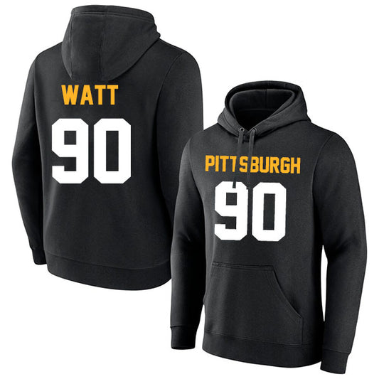 Pittsburgh Watt 90 Pullover Hoodie Black Style08092295