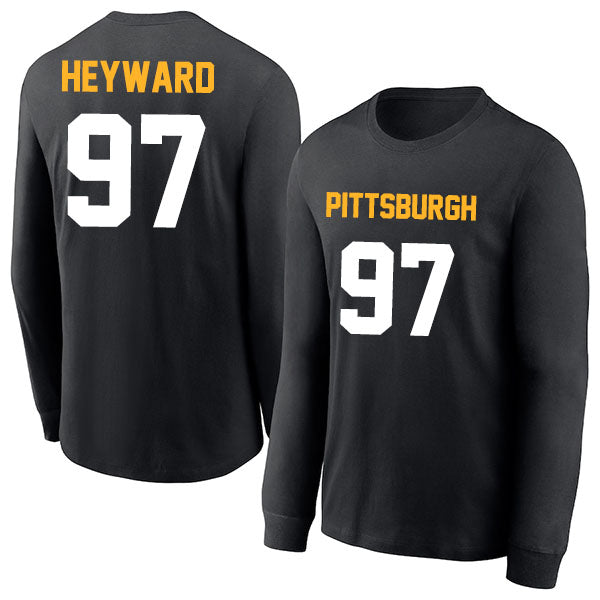Pittsburgh Heyward 97 Long Sleeve Tshirt Black/White Style08092239