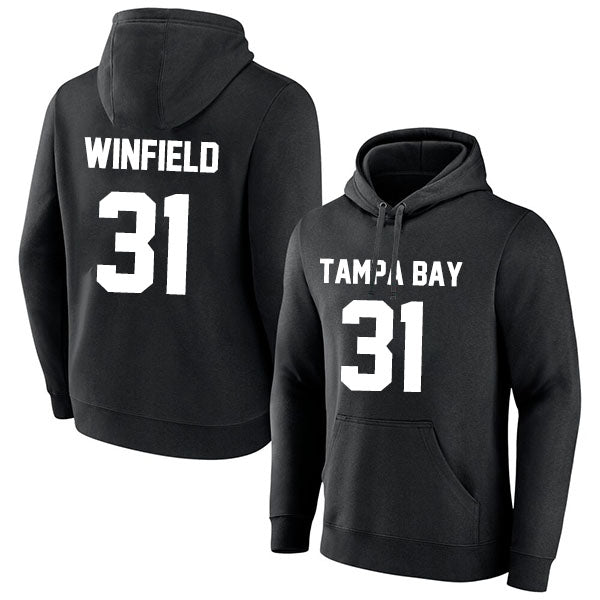 Tampa Bay Winfield 31 Pullover Hoodie Black Style08092340