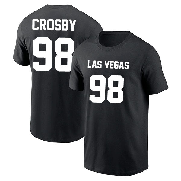 Las Vegas  Crosby 98 Short Sleeve Tshirt Black/White Style08092271