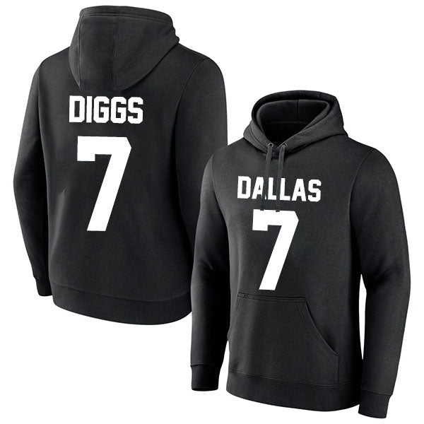 Dallas Diggs 7 Pullover Hoodie Black Style080922210