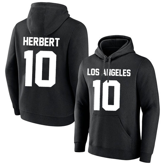 Los Angeles Herbert 10 Pullover Hoodie Black Style08092308