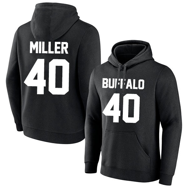 Buffalo Miller 40 Pullover Hoodie Black Style08092320