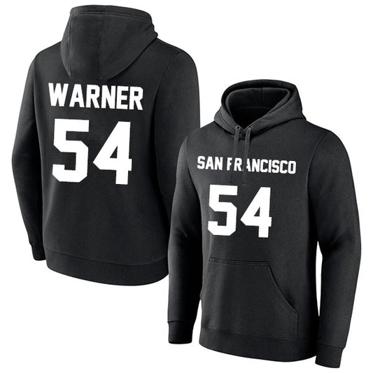 San Francisco Warner 54 Pullover Hoodie Black Style08092329