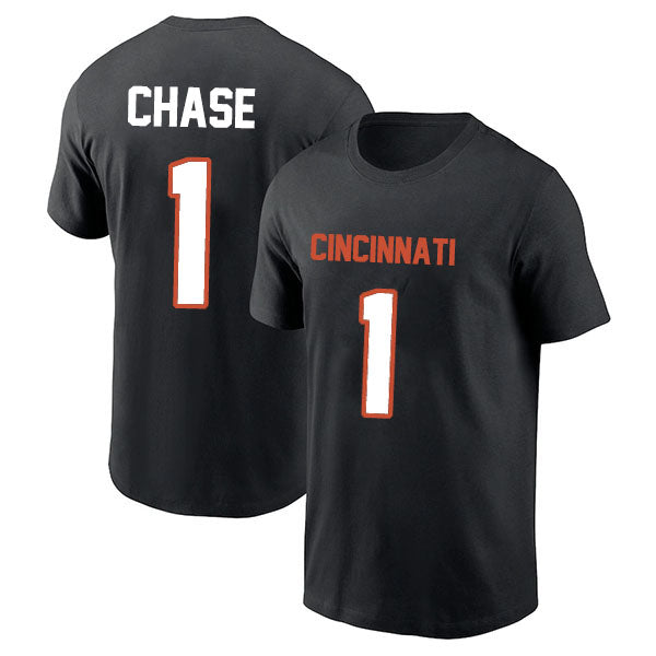 Cincinnati Chase 1 Short Sleeve Tshirt Orange/White/Black Style05092205