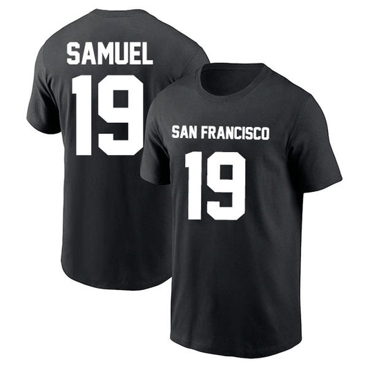 San Francisco Samuel 19 Short Sleeve Tshirt Black/Gray/Red/White Style08092264
