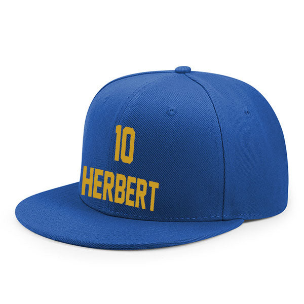 Los Angeles Herbert 10 Flat Adjustable Baseball Cap Black/Blue/White Style08092361