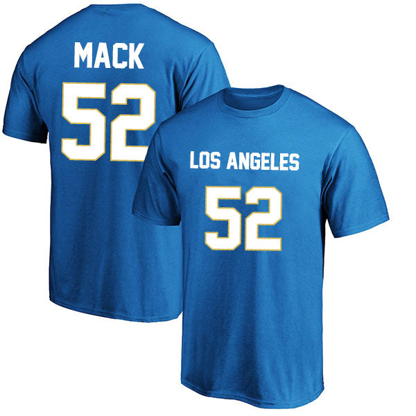 Los Angeles Mack 52 Short Sleeve Tshirt Blue/Navy/Royal/White Style08092281