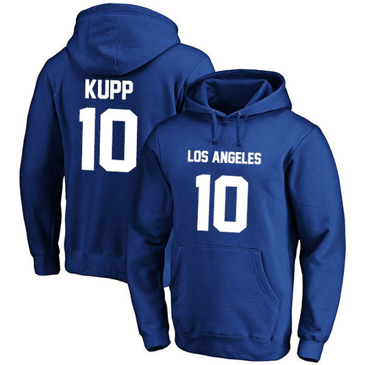 Los Angeles kupp 10 Pullover Hoodie Black/Blue Style08092293