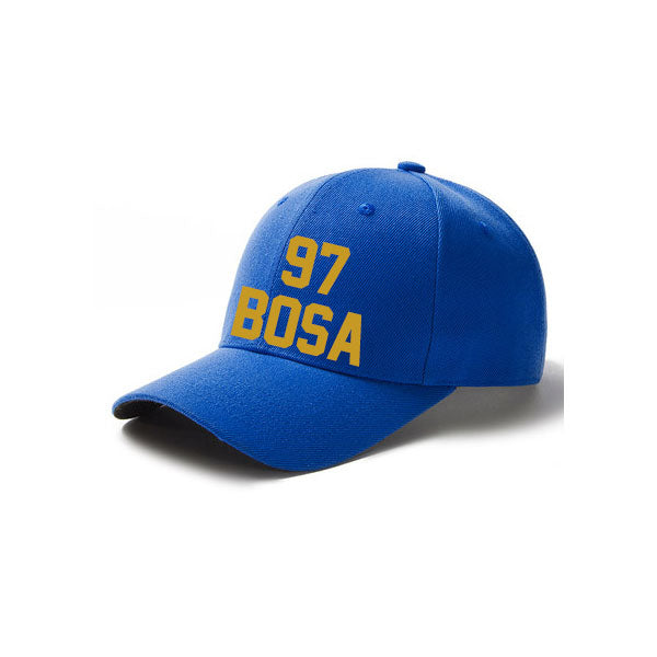 Los Angeles Bosa 97 Curved Adjustable Baseball Cap Black/Blue/Navy/White Style08092412