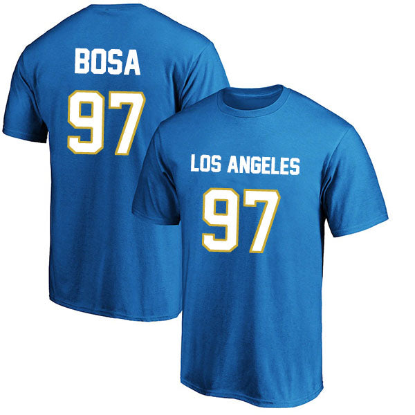 Los Angeles Bosa 97 Short Sleeve Tshirt Royal/Blue/White/Navy Style05092209