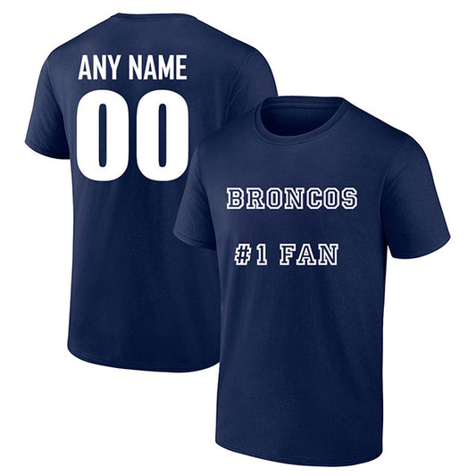Customized Short Sleeve Tshirt - Navy Style07082201
