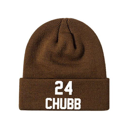 Cleveland Chubb 24 Knit Hat Black/Brown/White Style08092491
