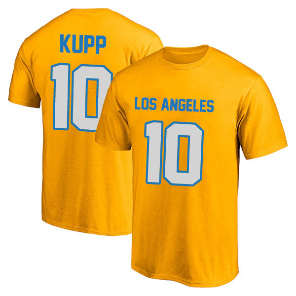 Los Angeles Kupp 10 Short Sleeve Tshirt Blue/Yellow/White/Grey/Navy Style03092203