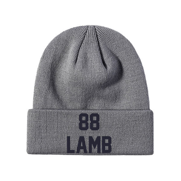 Dallas Lamb 88 Knit Hat Black/Gray/Navy/White Style08092420