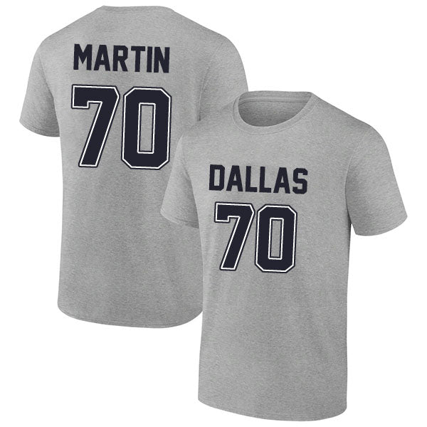 Dallas Martin 70 Short Sleeve Tshirt Navy/White/Grey Style05092203