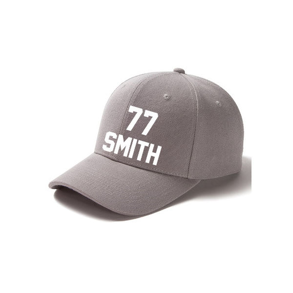 Dallas Smith 77 Curved Adjustable Baseball Cap Black/Gray/Navy/White Style08092488
