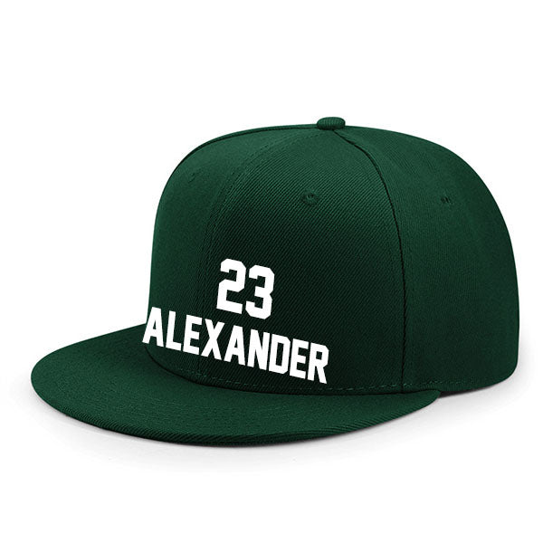 Green Bay Alexander 23 Flat Adjustable Baseball Cap Black/Green/White Style08092423