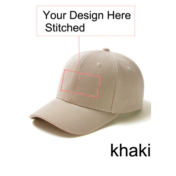 Customized Stitched Curved Adjustable Baseball Cap
