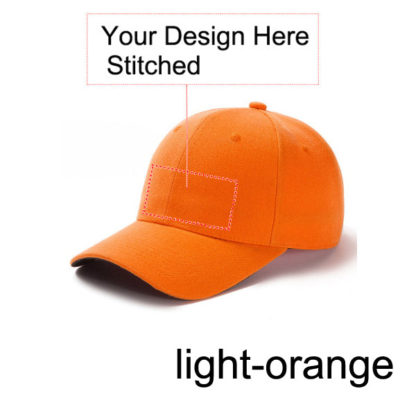 Customized Stitched Curved Adjustable Baseball Cap