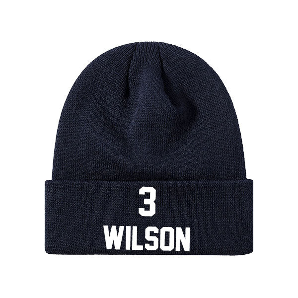 Denver Wilson 3 Knit Hat Black/Orange/Navy/White Style08092481