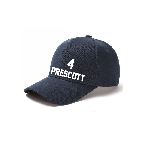 Dallas Prescott 4 Curved Adjustable Baseball Cap Black/Gray/Navy/White Style08092496