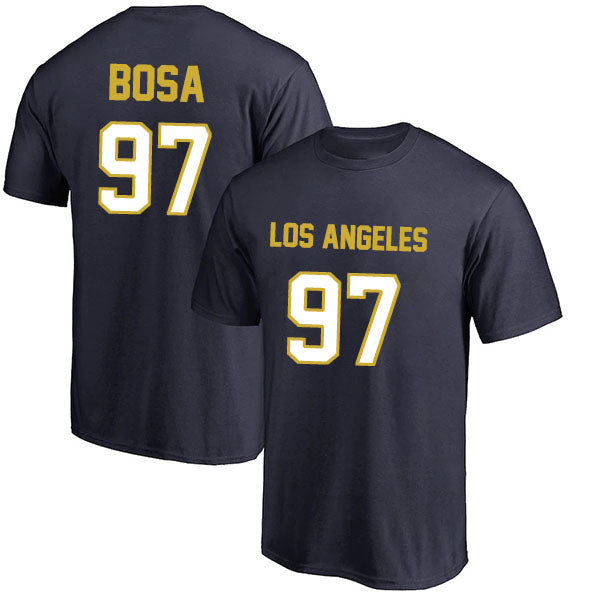 Los Angeles Bosa 97 Short Sleeve Tshirt Royal/Blue/White/Navy Style05092209