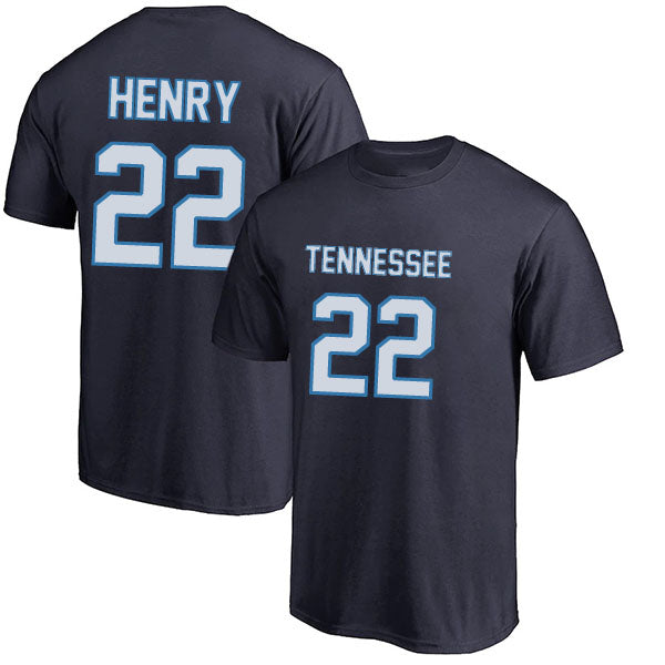 Tennessee Henry 22 Short Sleeve Tshirt Blue/White/Navy Style05092208
