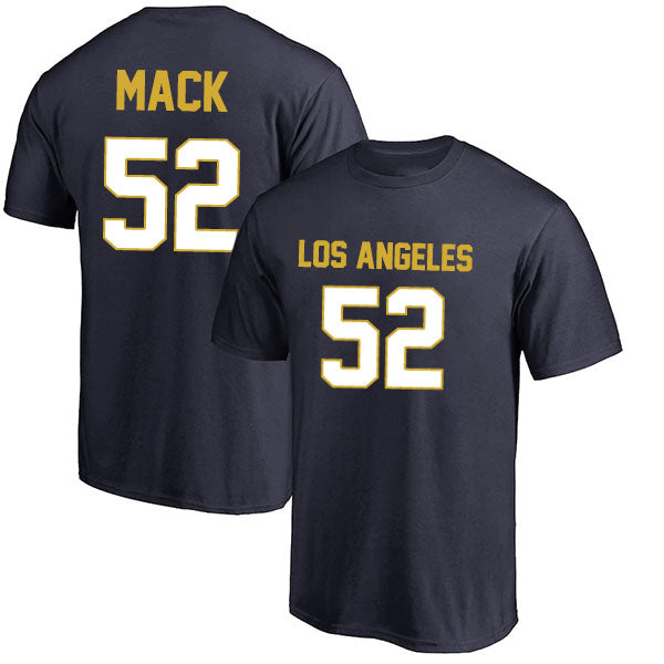Los Angeles Mack 52 Short Sleeve Tshirt Blue/Navy/Royal/White Style08092281