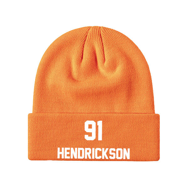 Cincinnati Hendrickson 91 Knit Hat Black/Orange/White Style08092485