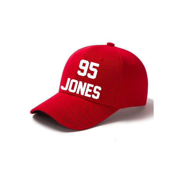 Kansas City Jones 95 Curved Adjustable Baseball Cap Black/Red/White Style08092468