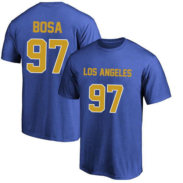 Los Angeles Bosa 97 Short Sleeve Tshirt Royal/Blue/White/Navy Style05092209