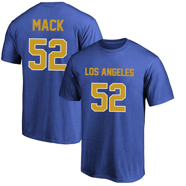 Los Angeles Mack 52 Short Sleeve Tshirt Blue/Navy/Royal/White Style08092281