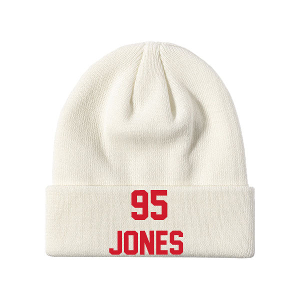 Kansas City Jones 95 Knit Hat Black/Red/White Style08092469