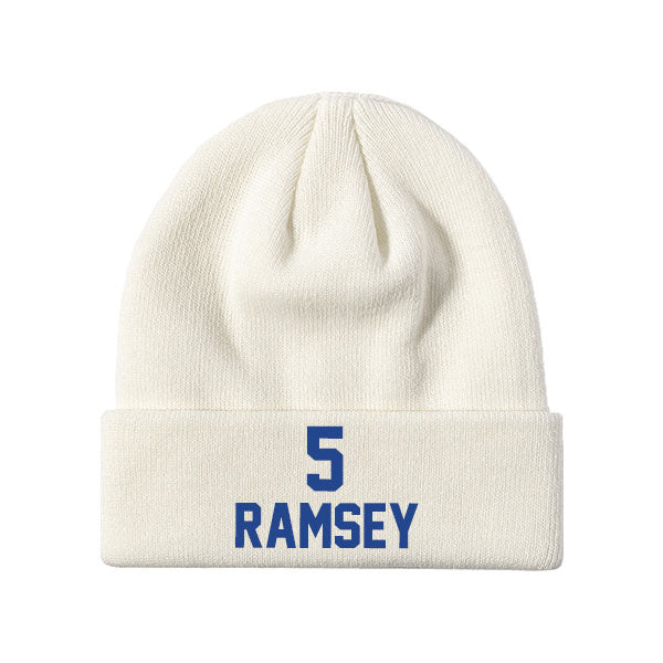 Los Angeles Ramsey 5 Knit Hat Black/Blue/Gray/White Style08092387